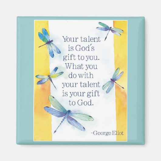 aimant de devis de talent (Devant)