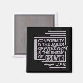 aimant de devis JFK (Recto/Verso)