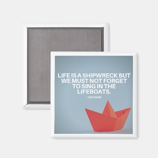 Aimant de devis motivant et inspirant (Recto/Verso)