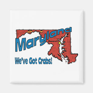 Aimant ~ de devise de DM USA du Maryland nous avons des