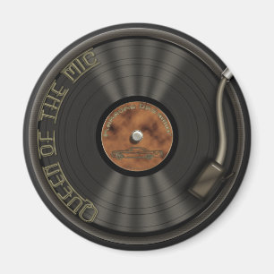 Aimant de disque vinyle de LP de karaoke