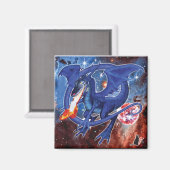 Aimant de dragon cosmique Azurite (Recto/Verso)