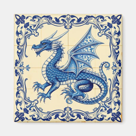 aimant de dragon de ciel de saphir (Devant)