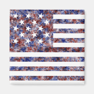 Aimant de drapeau américain 15 étoiles