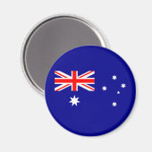 Aimant de drapeau australien patriotique (Recto/Verso)