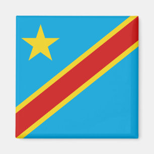 Aimant de drapeau de Congo-Kinshasa