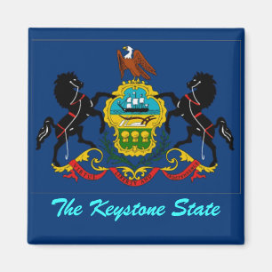 Aimant de drapeau de la Pennsylvanie