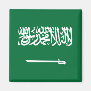 Aimant de drapeau de l'Arabie Saoudite