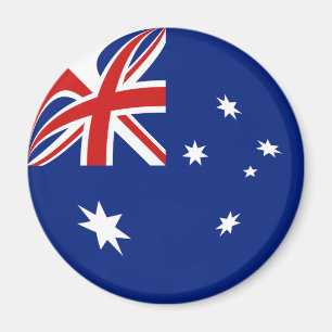 Aimant de drapeau de l'Australie Fisheye