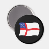 Aimant de drapeau de l'Église épiscopale des États (Recto/Verso)