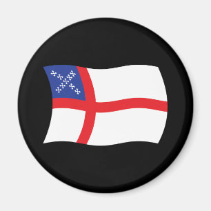 Aimant de drapeau de l'Église épiscopale des États