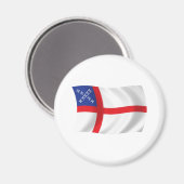 Aimant de drapeau de l'Église épiscopale des États (Recto/Verso)
