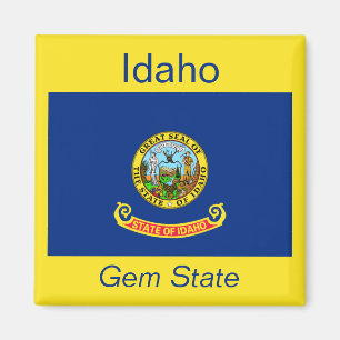 Aimant de drapeau de l'Idaho