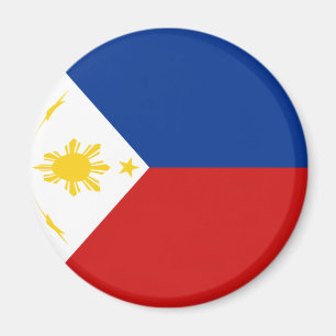 Aimant de drapeau de Philippines Fisheye