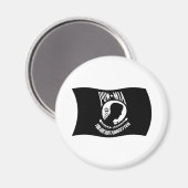 Aimant de drapeau des POW et MIA (Recto/Verso)