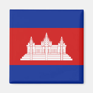 Aimant de drapeau du Cambodge