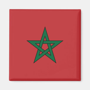 Aimant de drapeau du Maroc