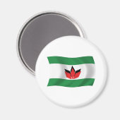 Aimant de drapeau du peuple hongrois (Recto/Verso)