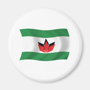 Aimant de drapeau du peuple hongrois