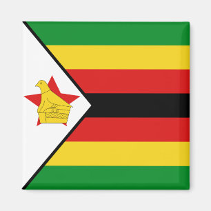 Aimant de drapeau du Zimbabwe