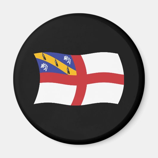 Aimant de drapeau herm (Devant)