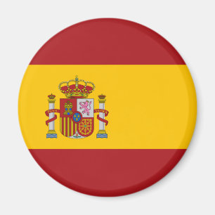 Aimant de drapeau national de l'Espagne
