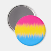 Aimant de drapeau pansexuel (Recto/Verso)