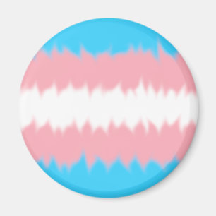 Aimant de drapeau trans