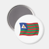 Aimant de drapeau tribal Bubi (Recto/Verso)