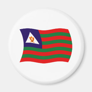 Aimant de drapeau tribal Bubi
