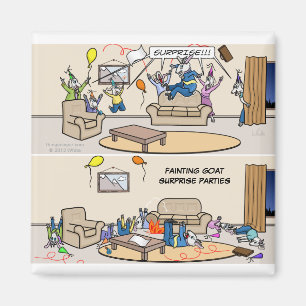 Aimant de évanouissement de fêtes de chèvre