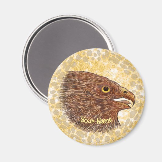 Aimant de faucon (Recto/Verso)