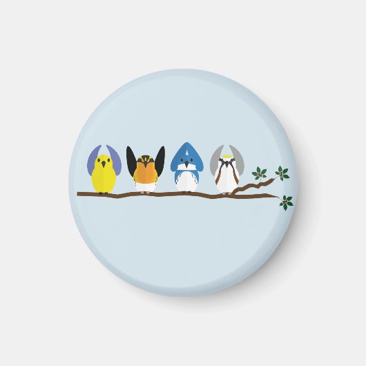 Aimant de fauvettes de l'OHIO (Devant)