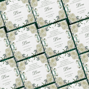Aimant de Faveur de Mariage Chrétien Floral Megan