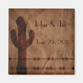 Aimant de faveur de mariage occidental (Devant)