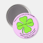 Aimant de fermeture à quatre feuilles (Recto/Verso)