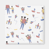 Aimant de fête des pères (Devant)