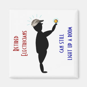 Aimant de fête des pères : Électriciens retrait