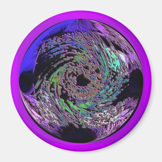 Aimant de feuille Abstrait (Devant)