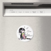 Aimant de fille de musique (In Situ (Lave-vaisselle))