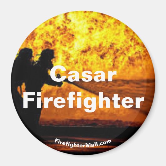 Aimant de flamme Casar Firefighter (Devant)