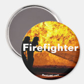 Aimant de flamme de pompier (Recto/Verso)