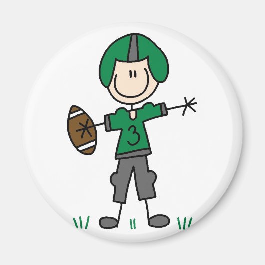 Aimant de football sportif (Devant)