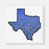 Aimant de forme d'état du Texas (Devant)