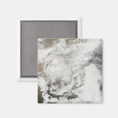 Aimant De fortes chutes de neige en Chine (Recto/Verso)