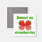 Aimant de fraises (Recto/Verso)