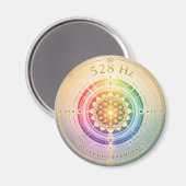 Aimant de fréquence Solfeggio 528 Hz (Recto/Verso)