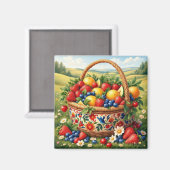 Aimant de fruits d'été (Recto/Verso)