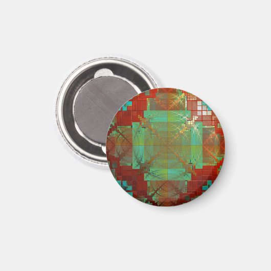 Aimant de fusion chromatique rouge et vert (Recto/Verso)