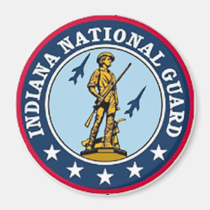 Aimant de garde nationale de l'Indiana